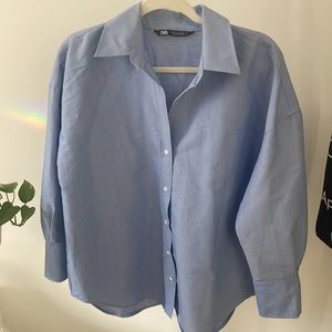 Zara oversized shirt